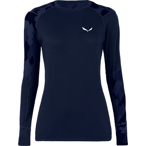 Женская куртка Cristallo Warm AMR с длинным рукавом Salewa, синий