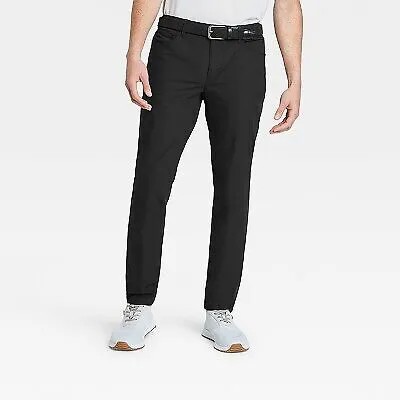 Мужские узкие брюки для гольфа Big - Tall — All in Motion, черные, 38x34