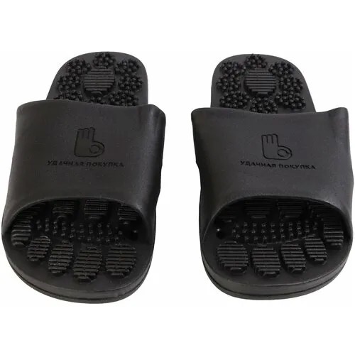 Шлепанцы Walkflex, размер 40.5 RU / 44-45, черный