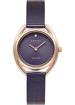 Fashion наручные  женские часы Obaku V286LXVQMQ. Коллекция Diamond