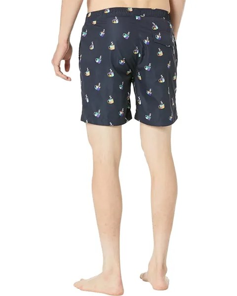 Шорты для плавания Scotch & Soda Mid Length Printed Swim Shorts in Recycled Polyester, цвет Combo B