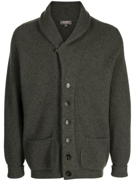 N.Peal кашемировый кардиган The Kensington, зеленый