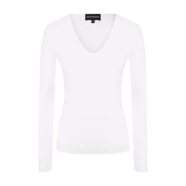 Лонгслив из вискозы Emporio Armani