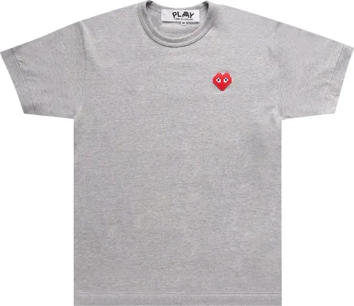 Футболка Comme des Garçons PLAY Mini Logo T-Shirt 'Grey', серый