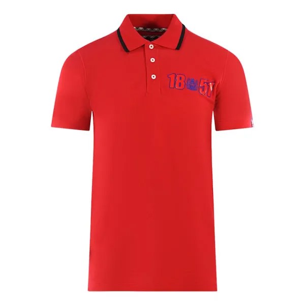 Рубашка-Поло London 1851 года Aquascutum, красный