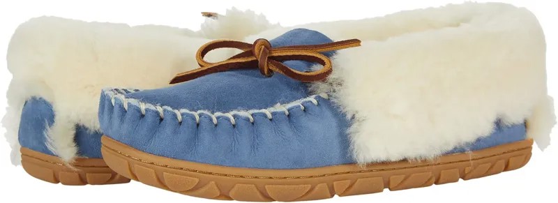 Тапочки Wicked Good Moccasins L.L.Bean, цвет Charcoal Blue