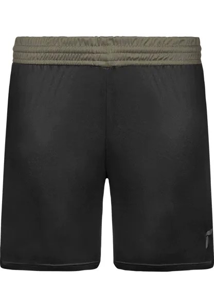 Брюки Reusch Shorts Match Short, цвет 7050 black/desert green