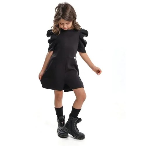 Комбинезон для девочек Mini Maxi, модель 7887, цвет черный, размер 140