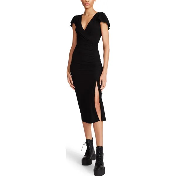 Женское трикотажное длинное платье-футляр Betsey Johnson BHFO 1005
