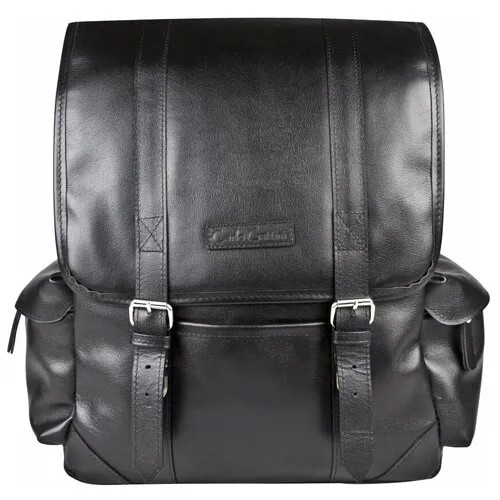 Кожаный рюкзак Carlo Gattini Montalbano 3097-01 Black Черный
