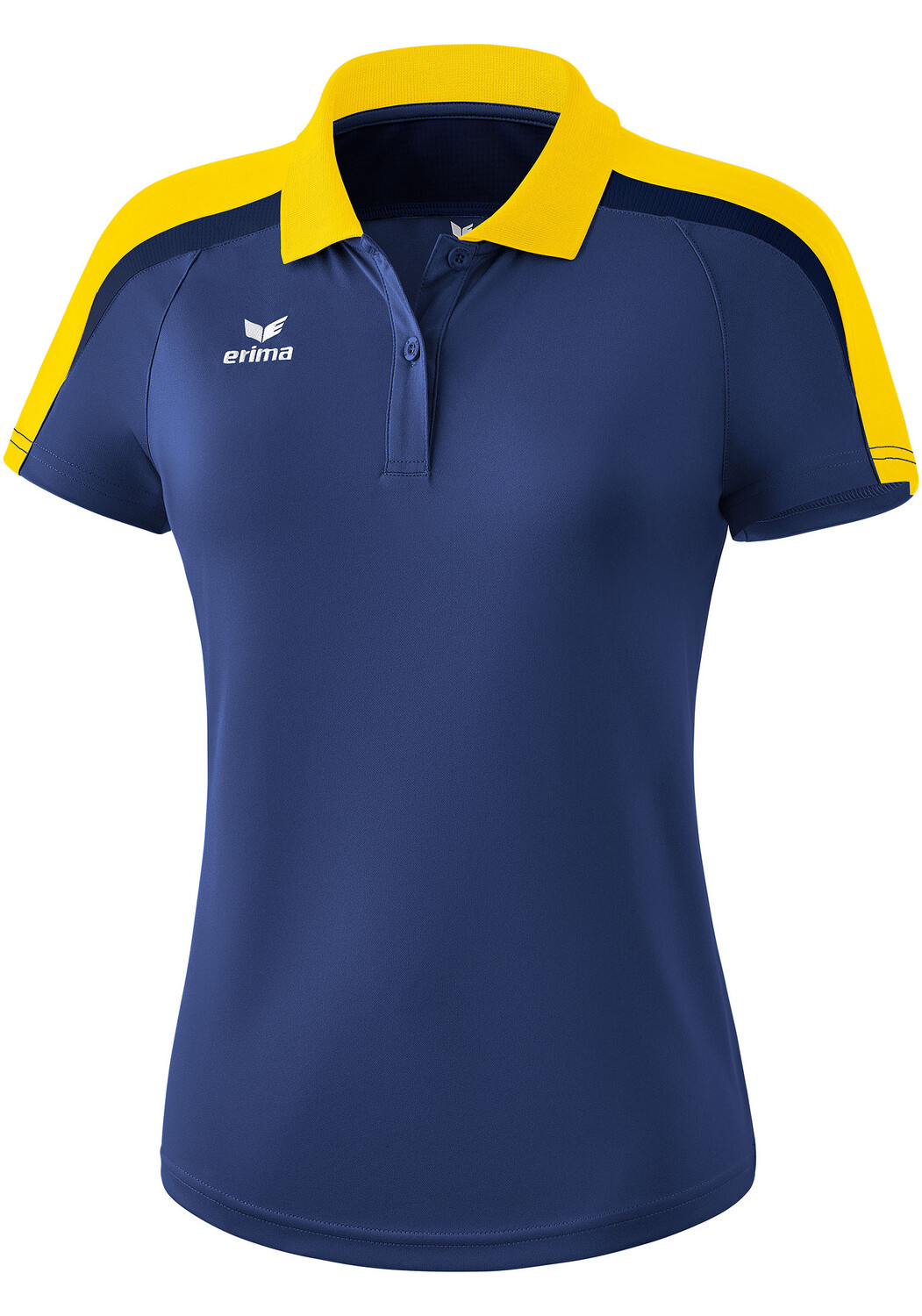 Поло erima Liga 2.0, цвет new navy/gelb/dark navy