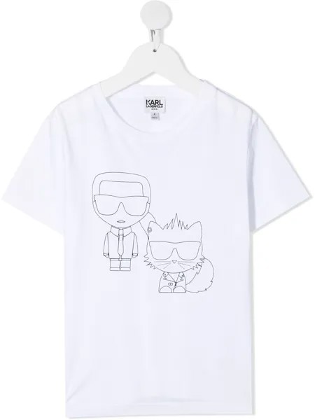 Karl Lagerfeld Kids футболка K/Ikonik & Choupette
