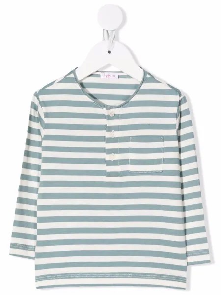 Il Gufo striped long-sleeve top