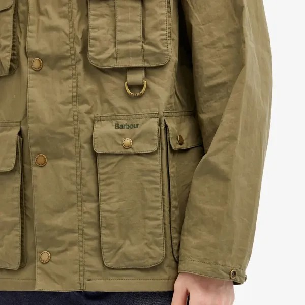 Barbour Heritage + Модифицированная повседневная транспортная куртка, зеленый