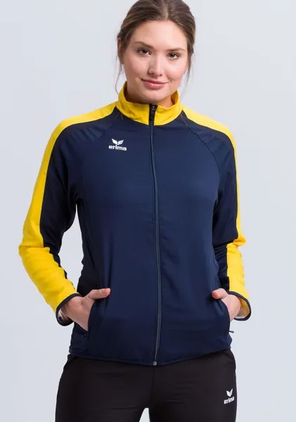 Спортивная куртка erima Liga 20 Praesentationsjacke, цвет new navy/gelb/dark navy