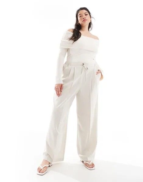 Узкие брюки прямого кроя ASOS DESIGN Curve