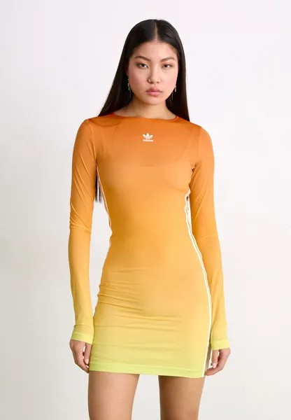 Платье из джерси Mini Dress adidas Originals, мультиколор