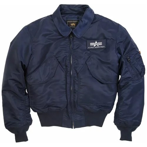 Бомбер ALPHA INDUSTRIES, размер XXL, синий