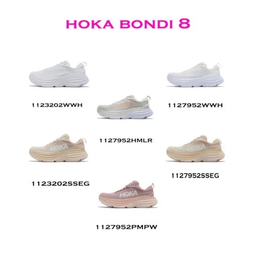 Hoka Bondi 8 Повседневная обувь для бега Мужчины / Женщины Кроссовки Pick 1