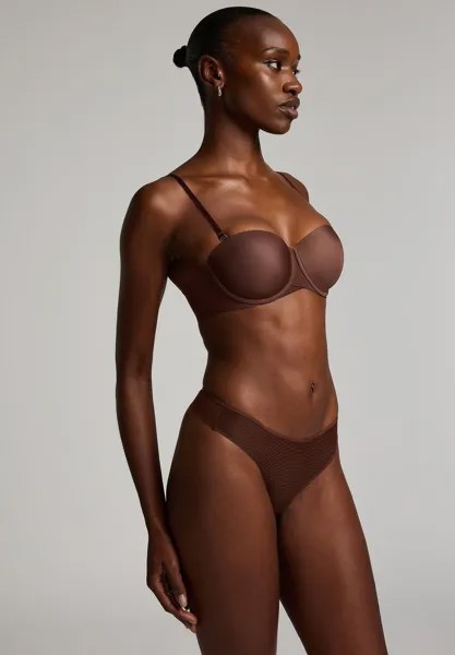 Бюстгальтер-футболка JANE PADDED STRAPLESS Hunkemöller, коричневый