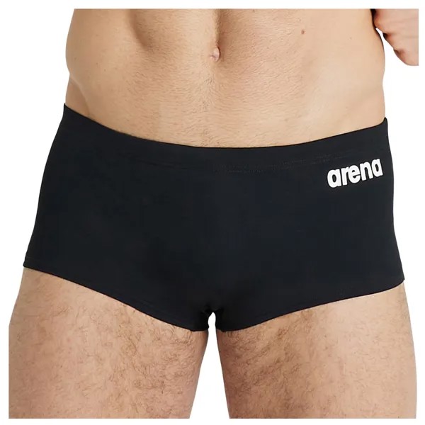 Плавки Arena Team Swim Low Waist Short Solid, цвет Black/White