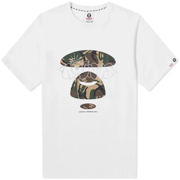 Камуфляжная футболка AAPE GDZ, белый