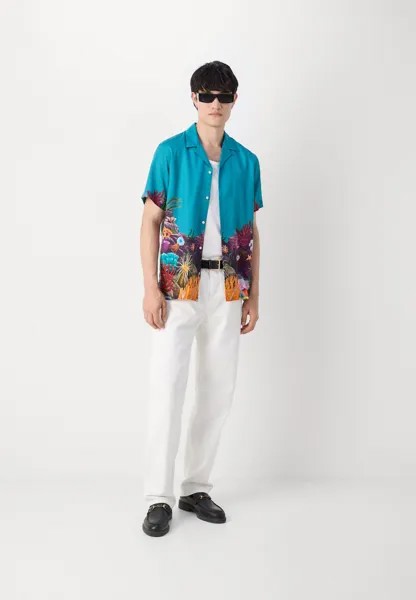 Рубашка Placement Print Scotch & Soda, синий