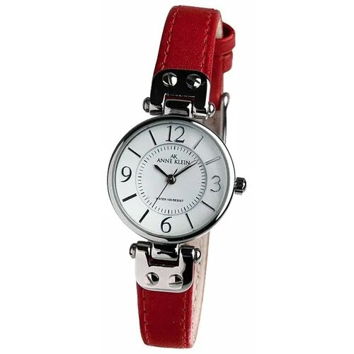 Наручные часы ANNE KLEIN Leather, серебряный, белый