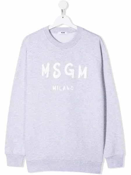 MSGM Kids толстовка с логотипом