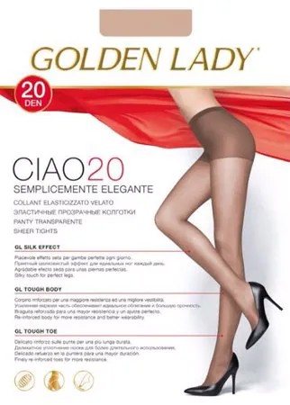 Колготки Golden Lady Ciao 20 den, размер 4-L, playa (бежевый)