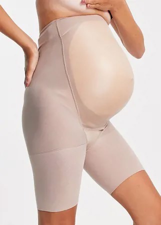 Бежевые моделирующие шорты Spanx Maternity-Бежевый