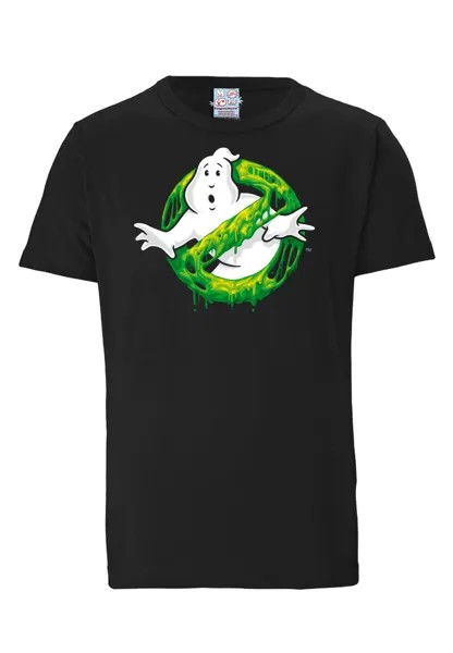Футболка Logoshirt Ghostbusters Slime Logo, черный