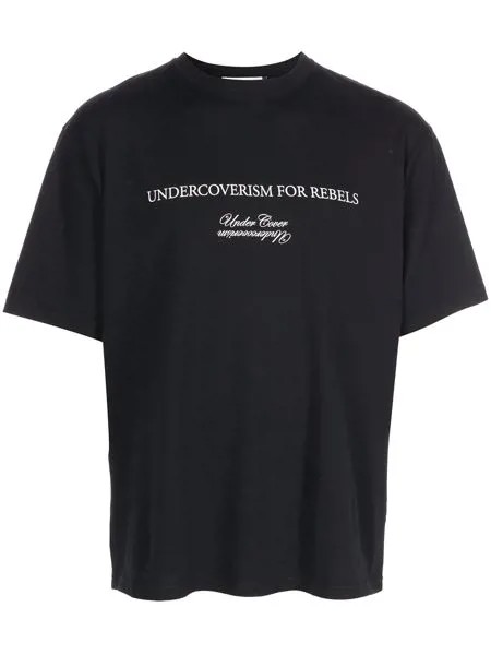 UNDERCOVER футболка с логотипом