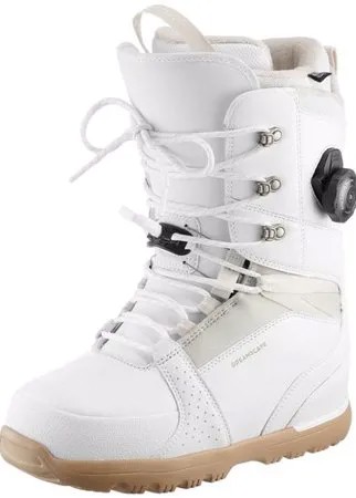 Ботинки для сноуборда женские белые Freestyle/All Mountain, Endzone, размер: EU39, цвет: Белоснежный DREAMSCAPE Х Декатлон