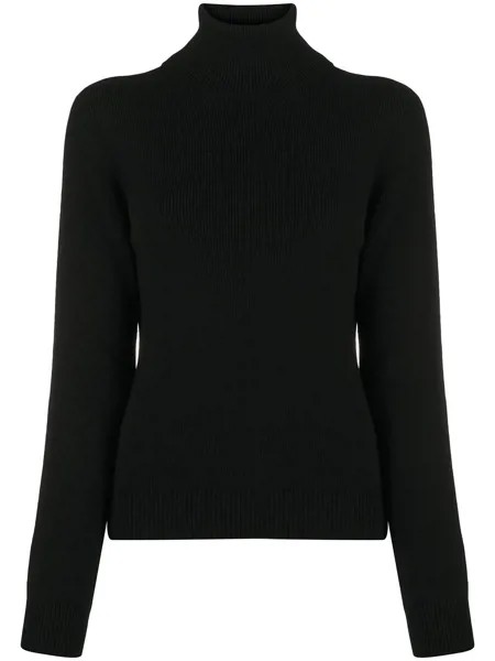 Saint Laurent кашемировый джемпер с высоким воротником