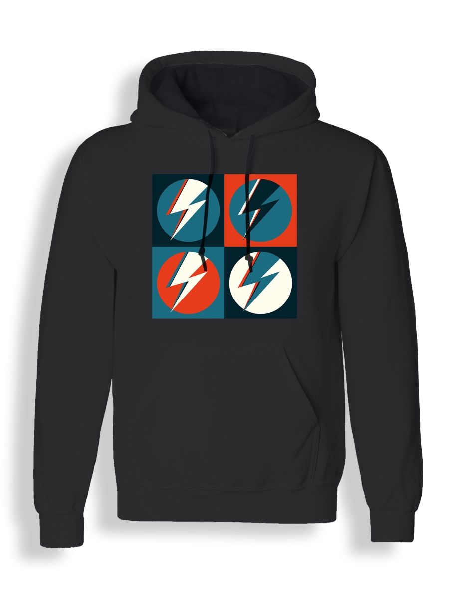 Худи унисекс СувенирShop Дэвид Боуи/David Bowie 5 черное 2XL