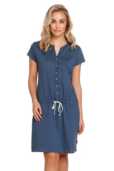 Ночная сорочка женская Doctor Nap DN_TM.4229 Deep Blue синяя S