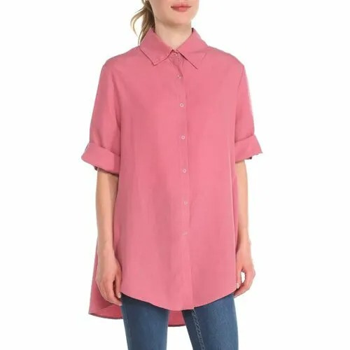 Рубашка Maison David, размер XL, серо-розовый