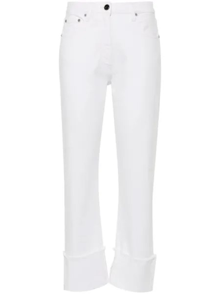 Semicouture укороченные джинсы, белый
