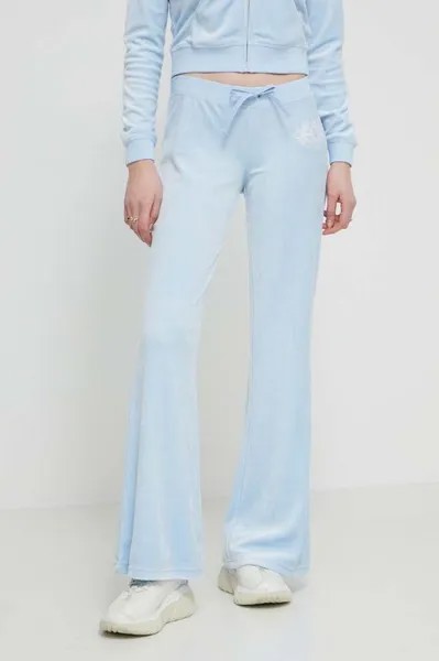 Велюровые спортивные штаны Juicy Couture, синий