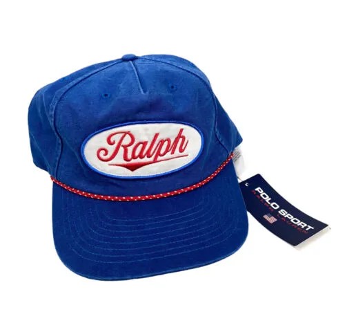 НОВАЯ спортивная рубашка-поло с нашивкой «Ральф» и логотипом парусиновая шляпа Кепка Snapback Веревка Синий Красный