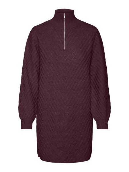 Вязанное платье Vero Moda ANJASTINNA, темно фиолетовый