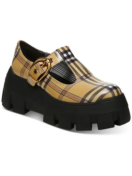 Женские туфли Мэри Джейн на платформе из искусственной кожи Amy Circus By Sam Edelman, цвет Yellow Multi