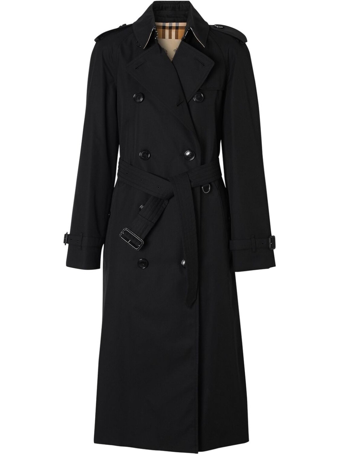 Burberry тренч Waterloo Heritage, черный