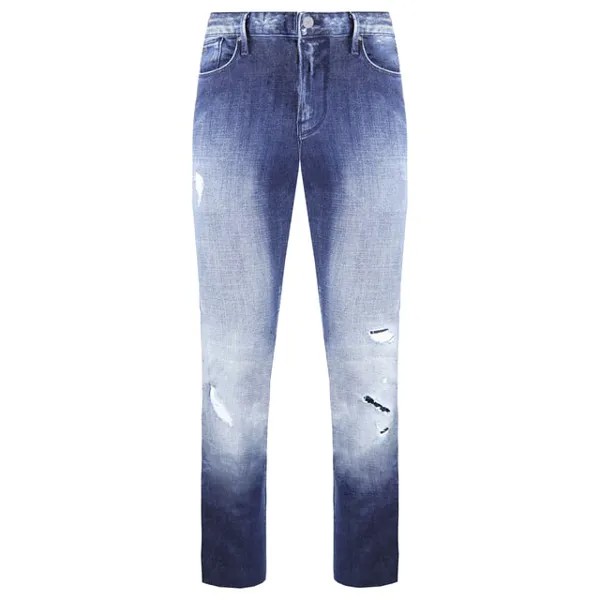 Мужские синие джинсы Emporio Armani, синий