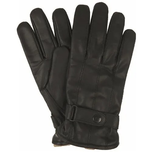 Перчатки Mark Seven, демисезон/зима, натуральная кожа, подкладка, размер M, черный