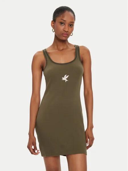 Повседневное платье slim fit One Teaspoon, зеленый