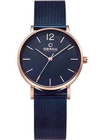 Fashion наручные  женские часы Obaku V197LXVLML. Коллекция Mesh