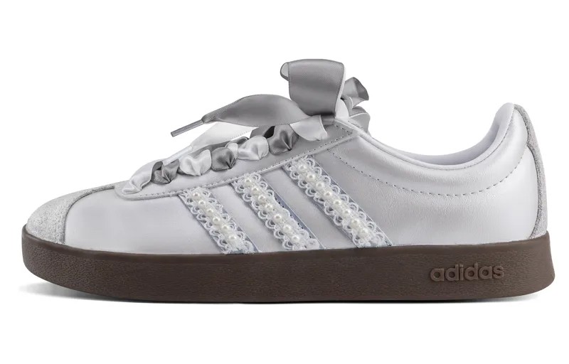 Кроссовки для скейтбординга adidas neo Vl Court унисекс, Silver