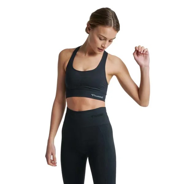 Спортивный бюстгальтер Hummel TIF Seamless, черный